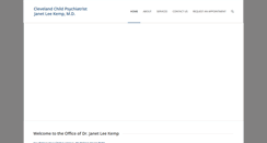 Desktop Screenshot of clevelandchildpsychiatrist.com